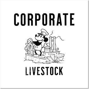 Steamboat Willie Corporate Livestock Posters and Art